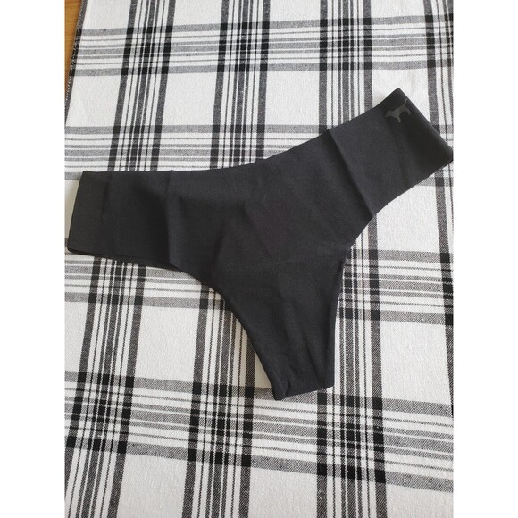 PINK Victoria's Secret Other - VS PINK BLACK THONG PANTY NWT